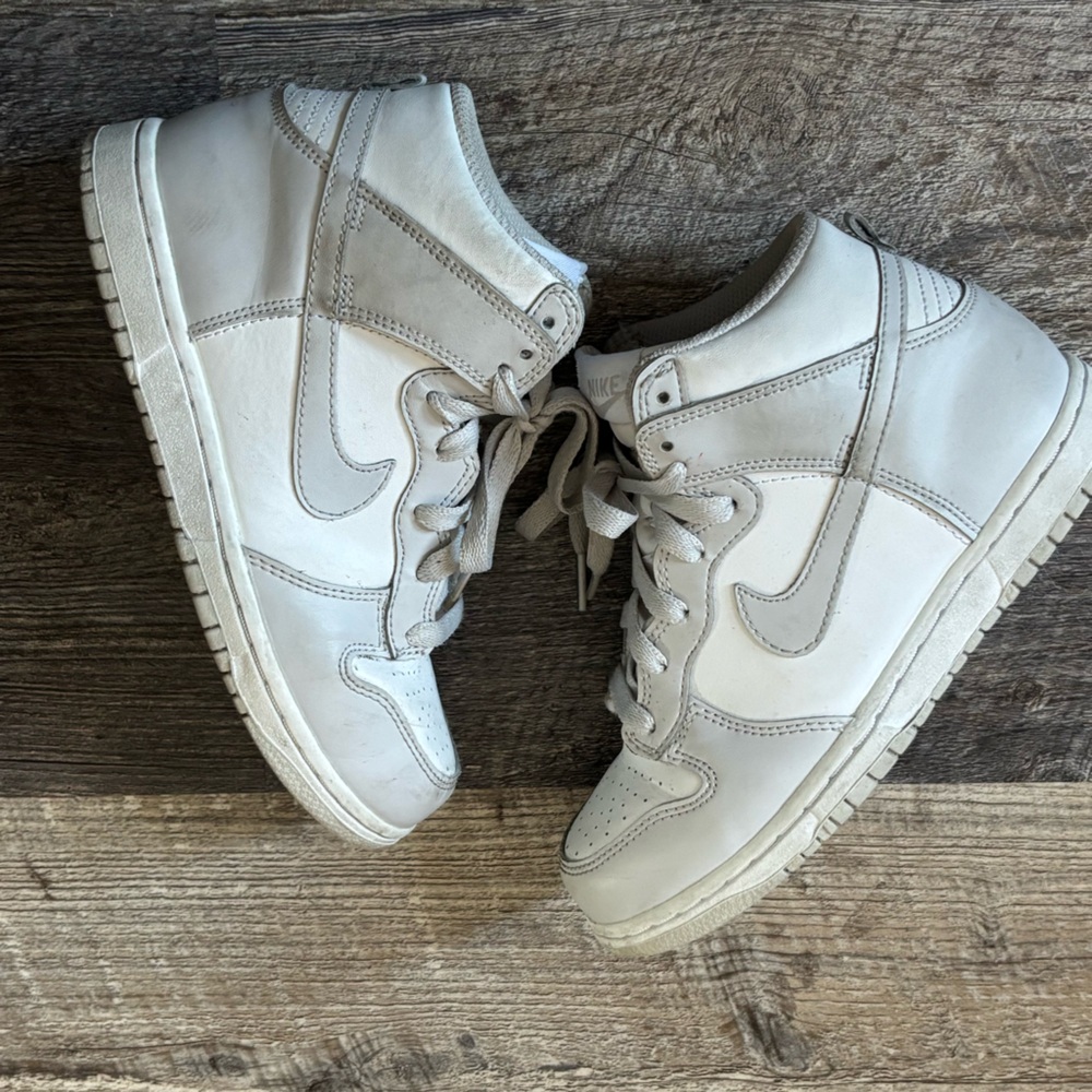Nike Dunk High (PS) White Vast Grey White DD2314-101 Youth Size 1.5Y Rare